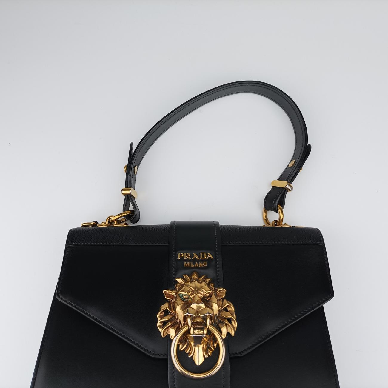 Animalier Cahier Lions Head Black Leather 1BD089 25カイエ ライオンヘッド ブラック レザー 1BD089 25