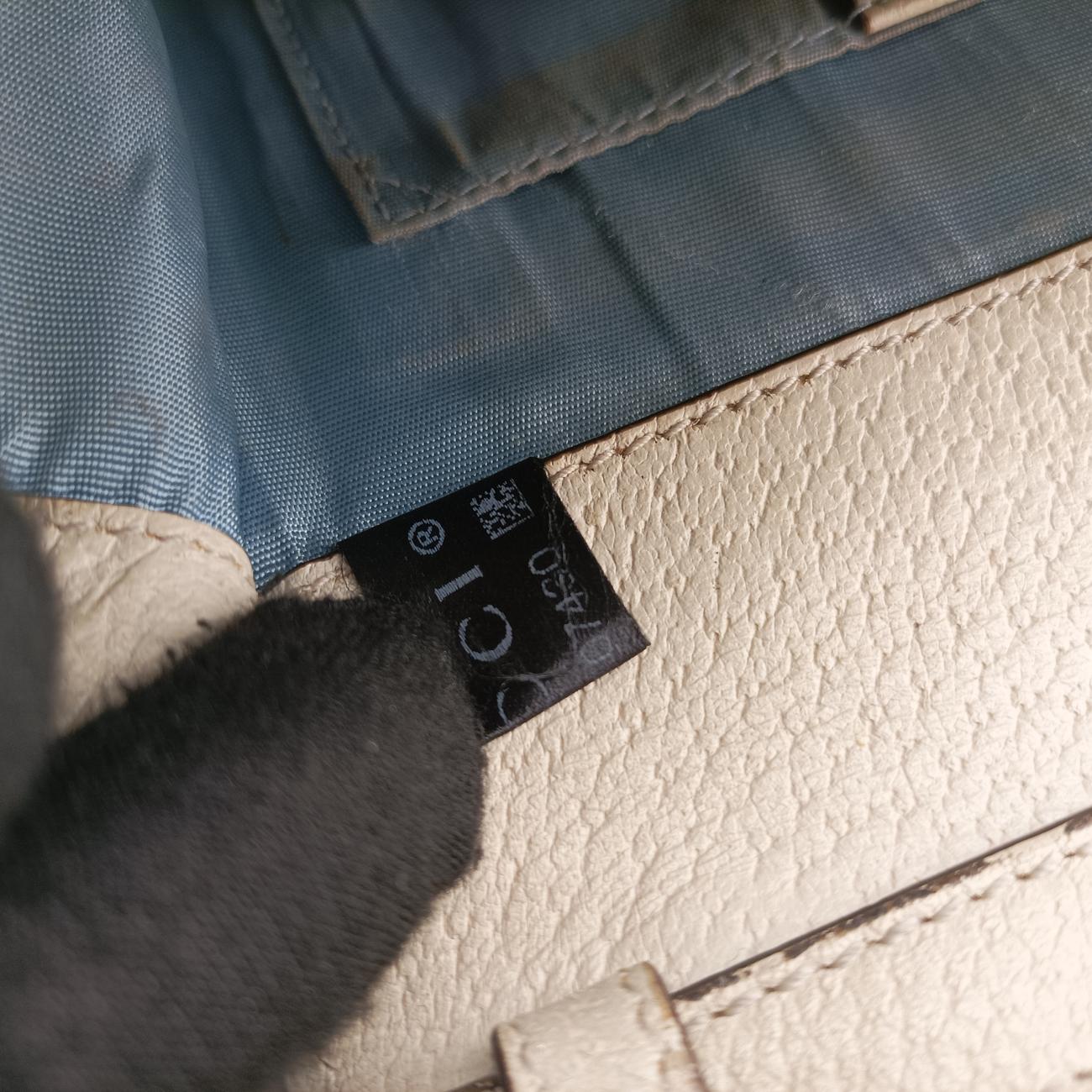 Sylvie Ivory×navy×red Leather C026707430シルヴィ アイボリー×ネイビー×レッド レザー 470270 C026707430