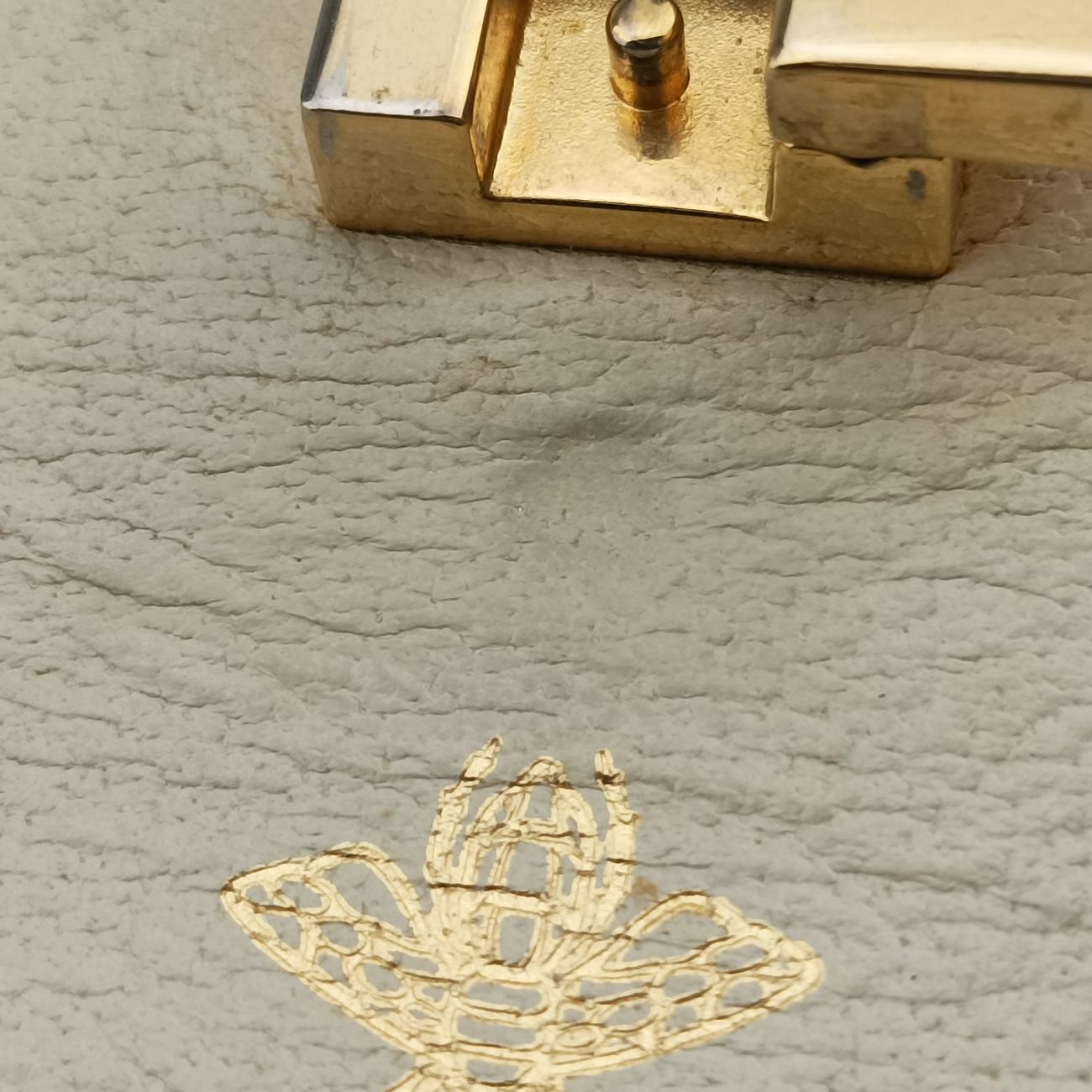 Sylvie Ivory×navy×red Leather C026707430シルヴィ アイボリー×ネイビー×レッド レザー 470270 C026707430