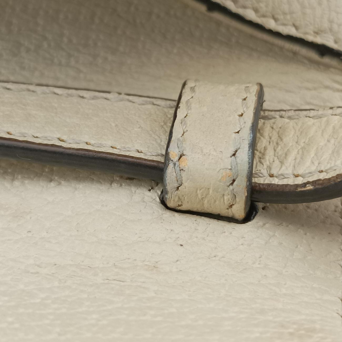 Sylvie Ivory×navy×red Leather C026707430シルヴィ アイボリー×ネイビー×レッド レザー 470270 C026707430