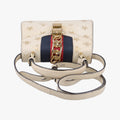 Sylvie Ivory×navy×red Leather C026707430シルヴィ アイボリー×ネイビー×レッド レザー 470270 C026707430