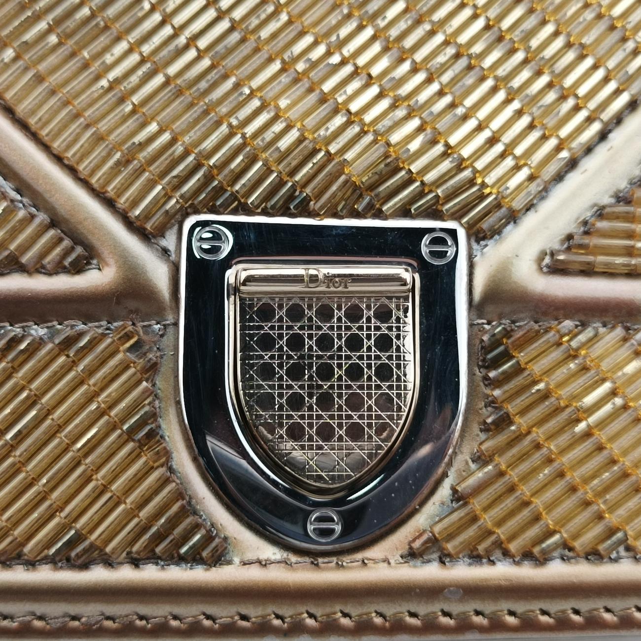 DioramaGoldenGold Beaded Metallic Leather09-BO-1125ディオラマゴールド ゴールド ビーデッド メタリック レザー09-BO-1125