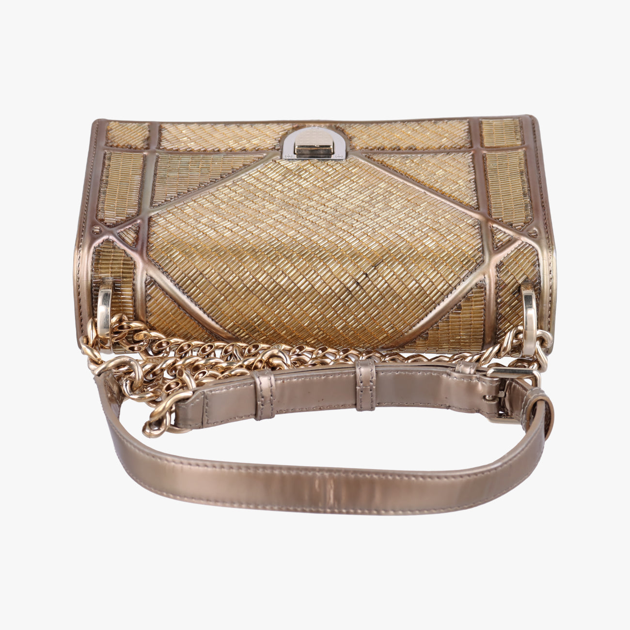 DioramaGoldenGold Beaded Metallic Leather09-BO-1125ディオラマゴールド ゴールド ビーデッド メタリック レザー09-BO-1125