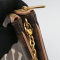 Pochette Double Zip EBENE×Rose Ballerine Damier Canvas N60254 MI2119ポシェット ドゥーブルジップ エベーヌ×ローズバレリーヌ ダミエキャンバス N60254 MI2119