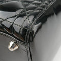 Lady Dior Black Patent 01-MA-0130レディディオール ブラック パテント 01-MA-0130