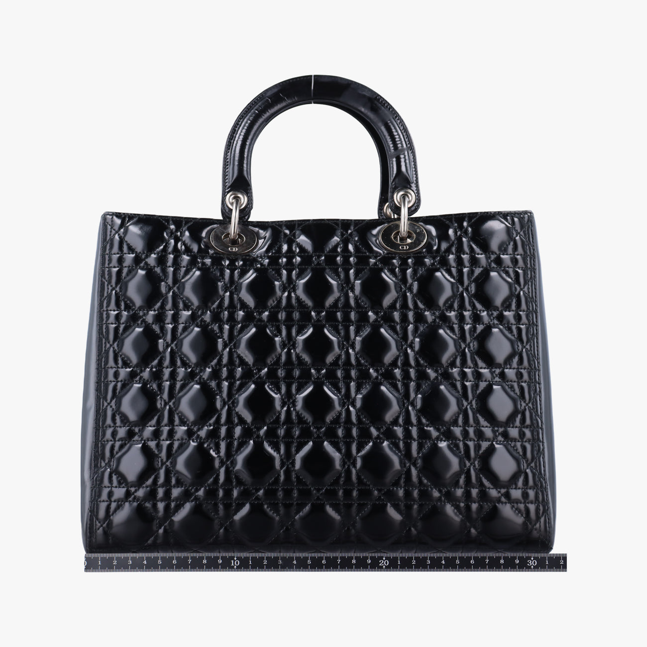 Lady Dior Black Patent 01-MA-0130レディディオール ブラック パテント 01-MA-0130