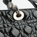 Lady Dior Black Patent 01-MA-0130レディディオール ブラック パテント 01-MA-0130