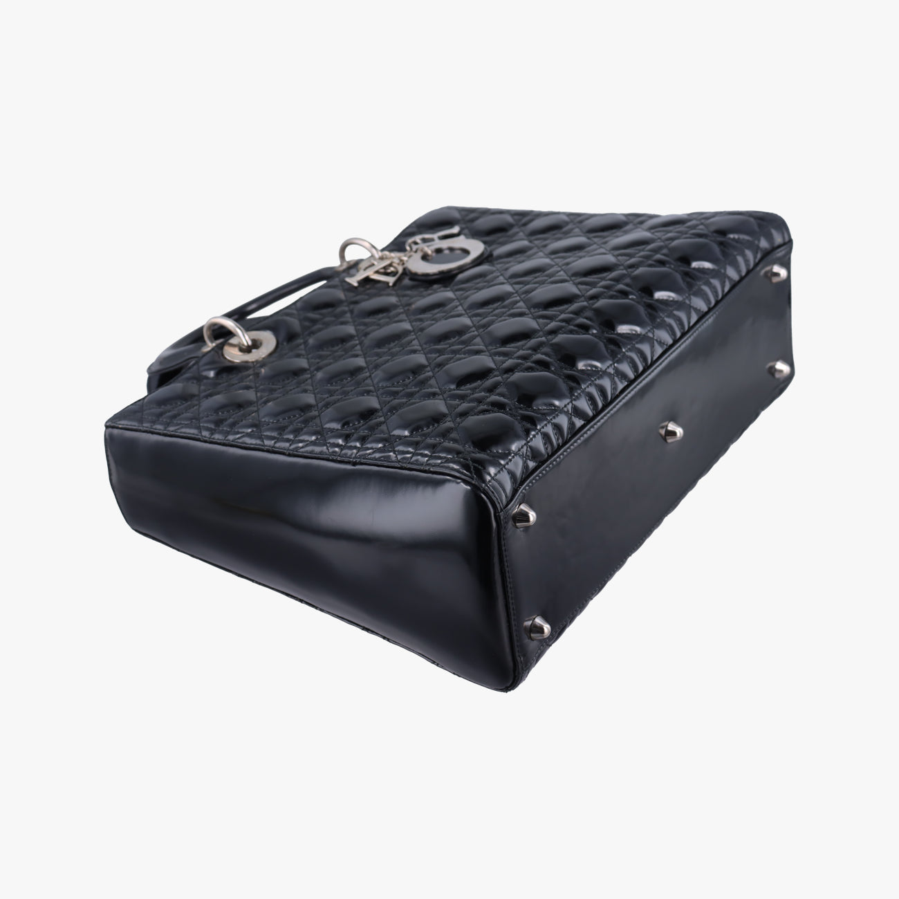 Lady Dior Black Patent 01-MA-0130レディディオール ブラック パテント 01-MA-0130