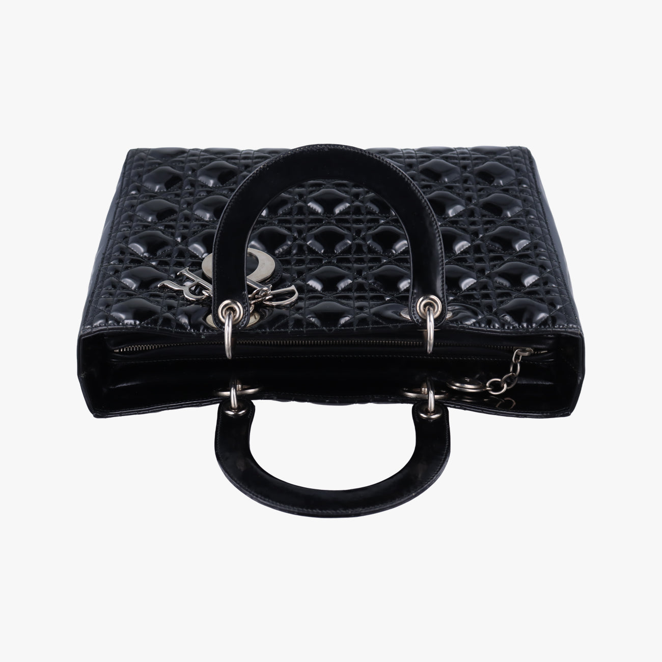 Lady Dior Black Patent 01-MA-0130レディディオール ブラック パテント 01-MA-0130