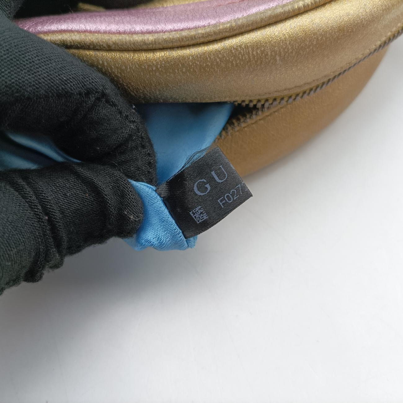 GG MarmontPink × GoldLeather550154F027277039GGマーモントピンク × ゴールドレザー550154F027277039