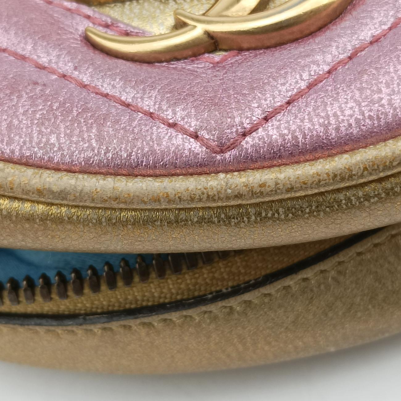 GG MarmontPink × GoldLeather550154F027277039GGマーモントピンク × ゴールドレザー550154F027277039