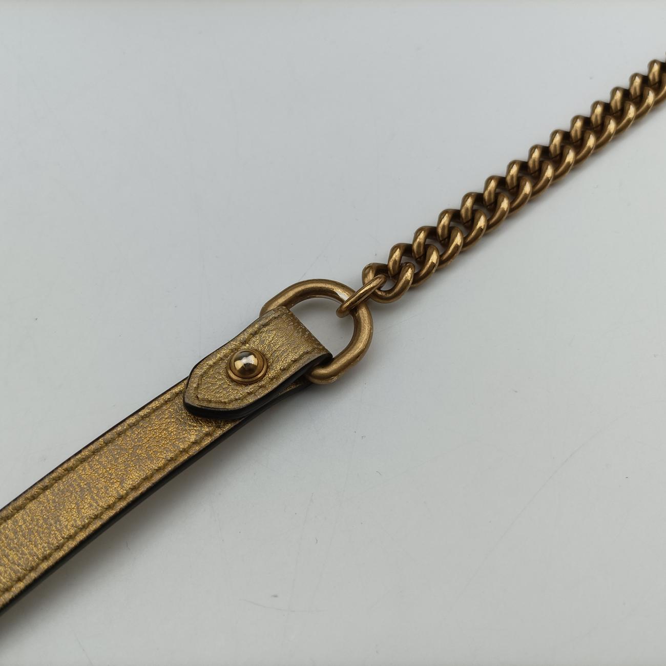 GG MarmontPink × GoldLeather550154F027277039GGマーモントピンク × ゴールドレザー550154F027277039