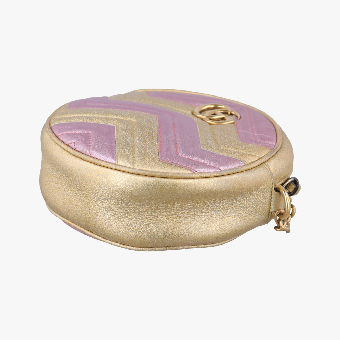 GG MarmontPink × GoldLeather550154F027277039GGマーモントピンク × ゴールドレザー550154F027277039