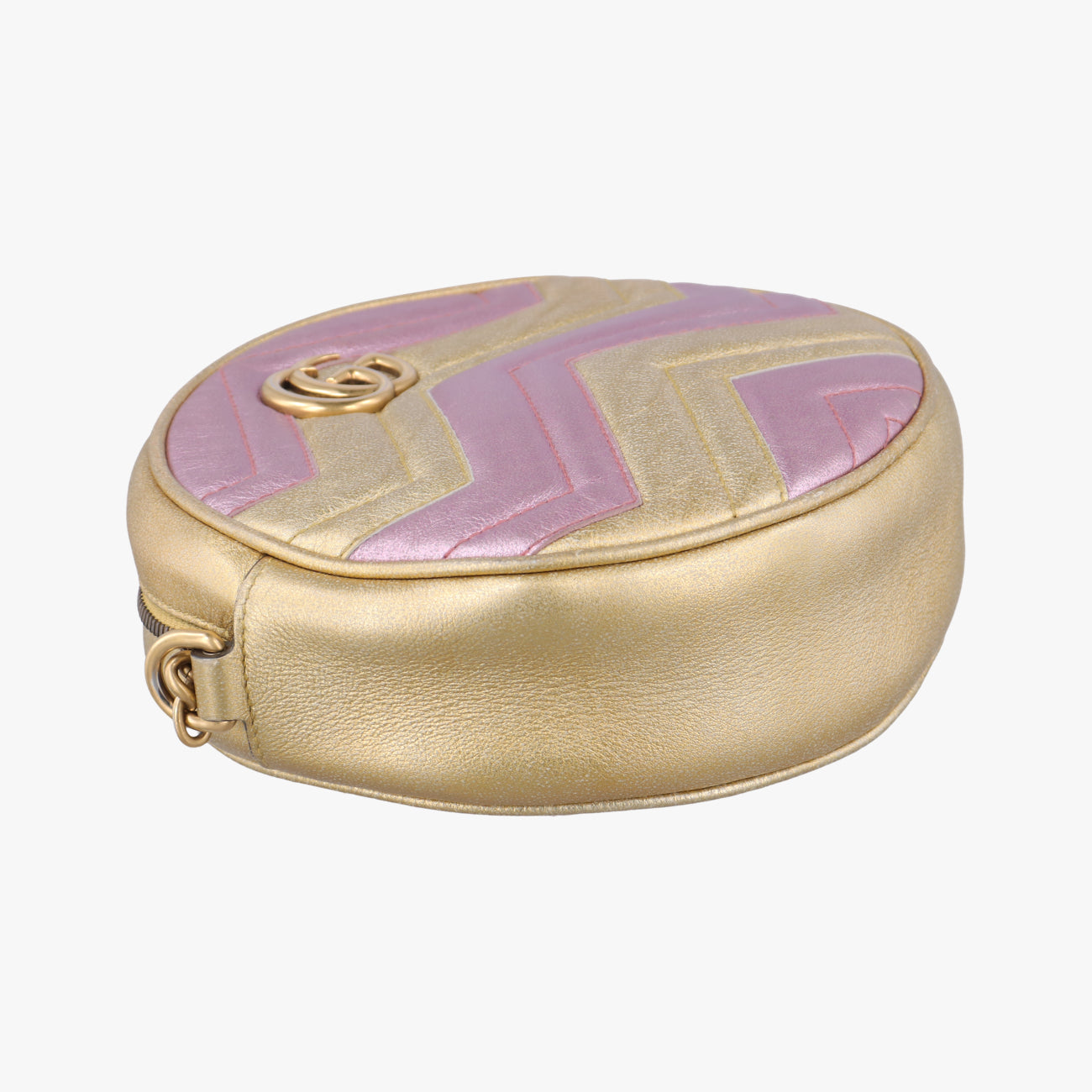 GG MarmontPink × GoldLeather550154F027277039GGマーモントピンク × ゴールドレザー550154F027277039