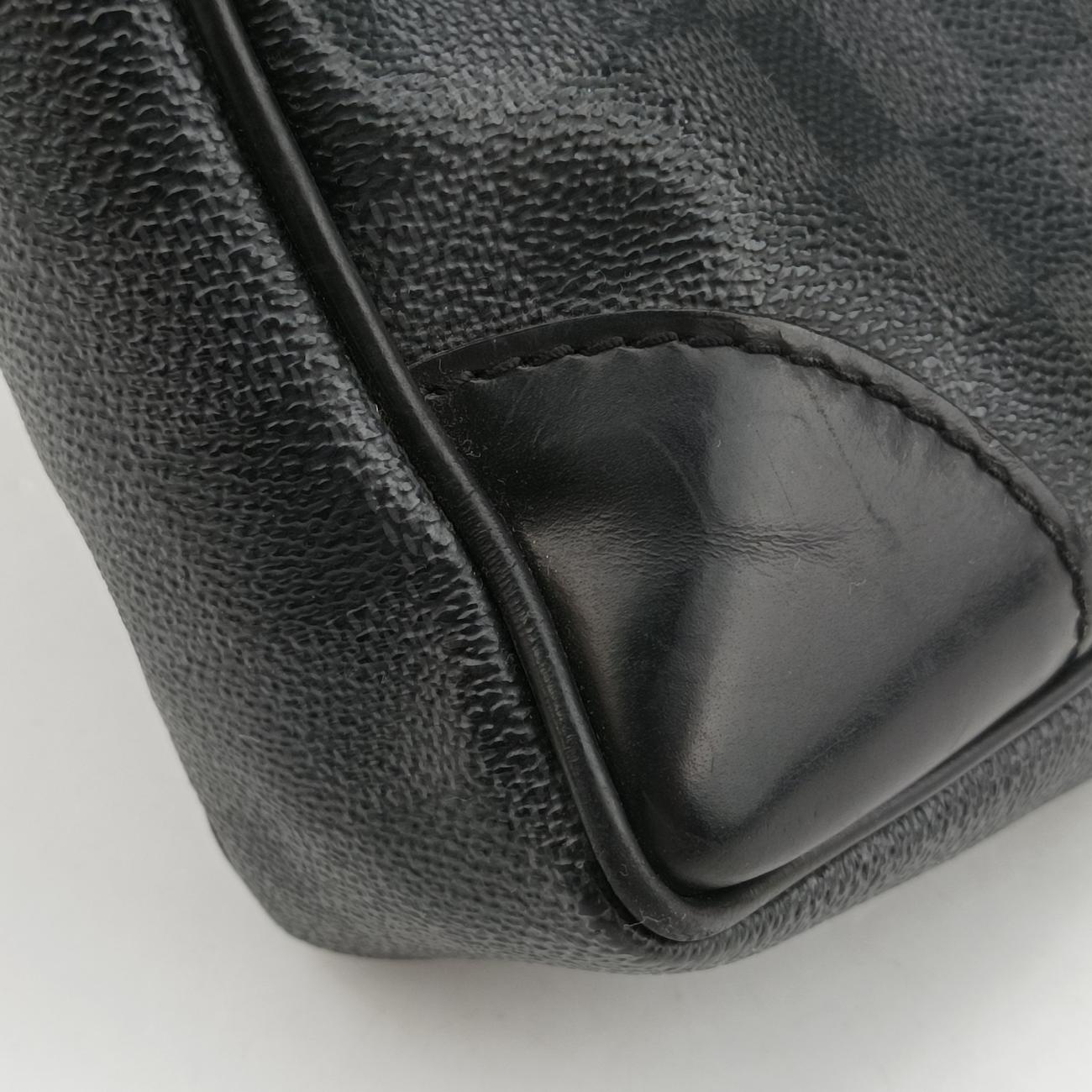 Porte Documents Voyage Noir Damier Graphite N41125 RI4123ポルト ドキュマン ヴォワヤージュ ノワール ダミエグラフィット N41125 RI4123
