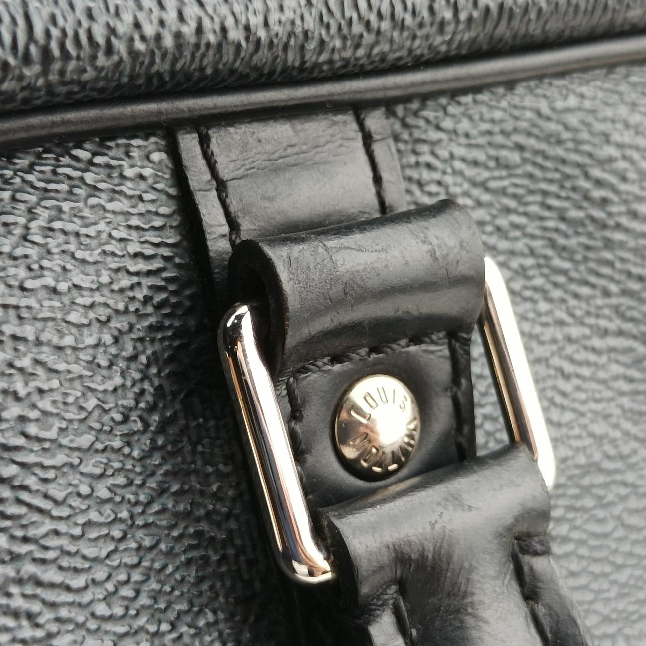 Porte Documents Voyage Noir Damier Graphite N41125 RI4123ポルト ドキュマン ヴォワヤージュ ノワール ダミエグラフィット N41125 RI4123