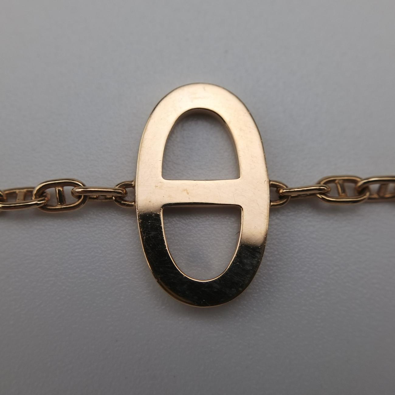 Chaine d'Ancre Contour Golden AU750 23AE282821シェーヌ ダンクル コントゥール ゴールド AU750 23AE282821