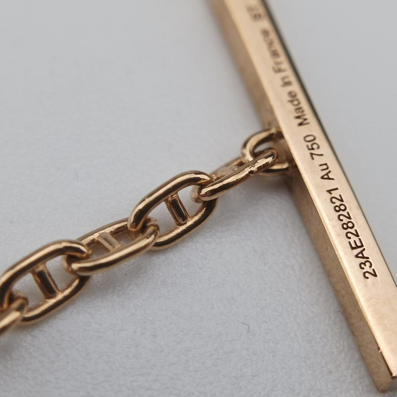 Chaine d'Ancre Contour Golden AU750 23AE282821シェーヌ ダンクル コントゥール ゴールド AU750 23AE282821