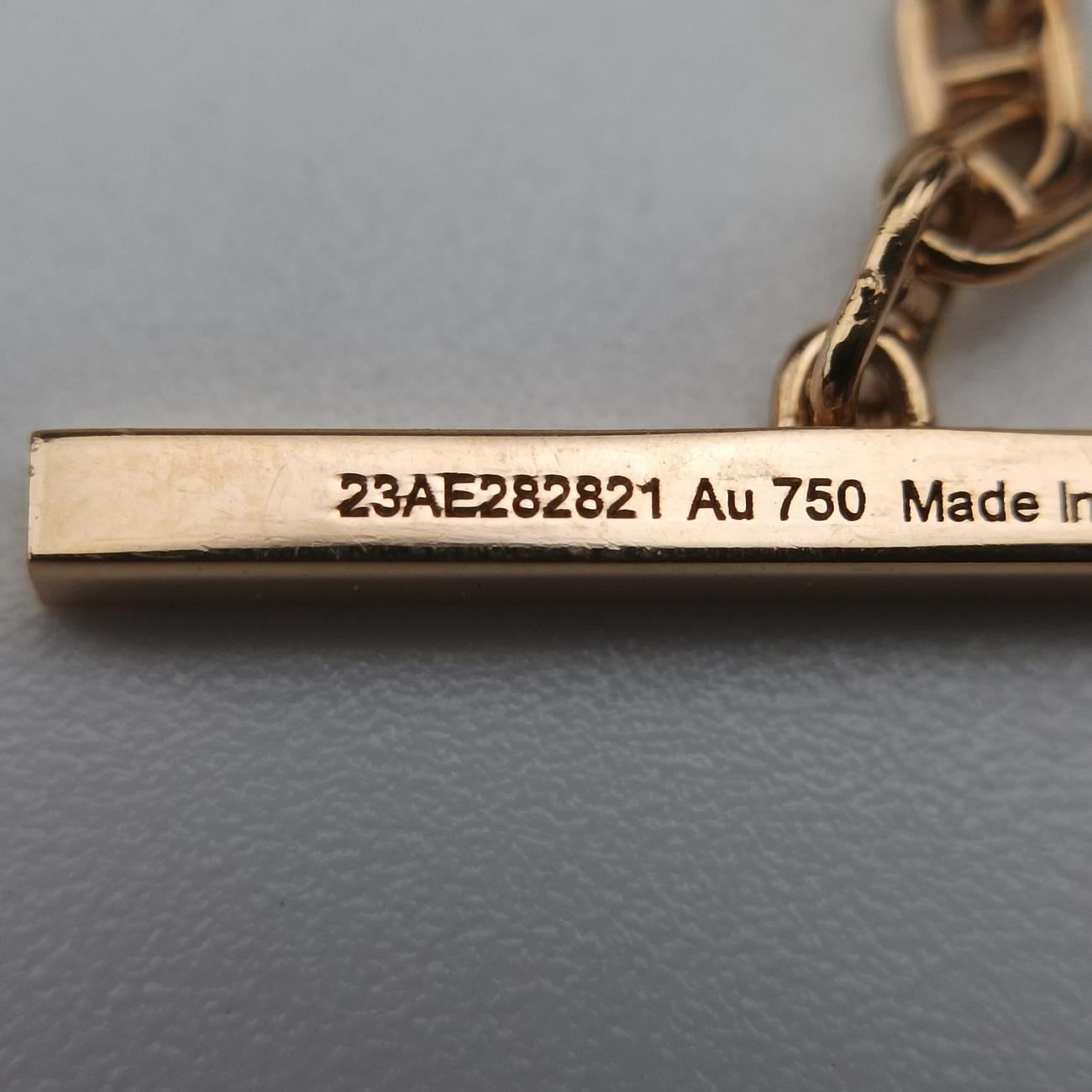 Chaine d'Ancre Contour Golden AU750 23AE282821シェーヌ ダンクル コントゥール ゴールド AU750 23AE282821