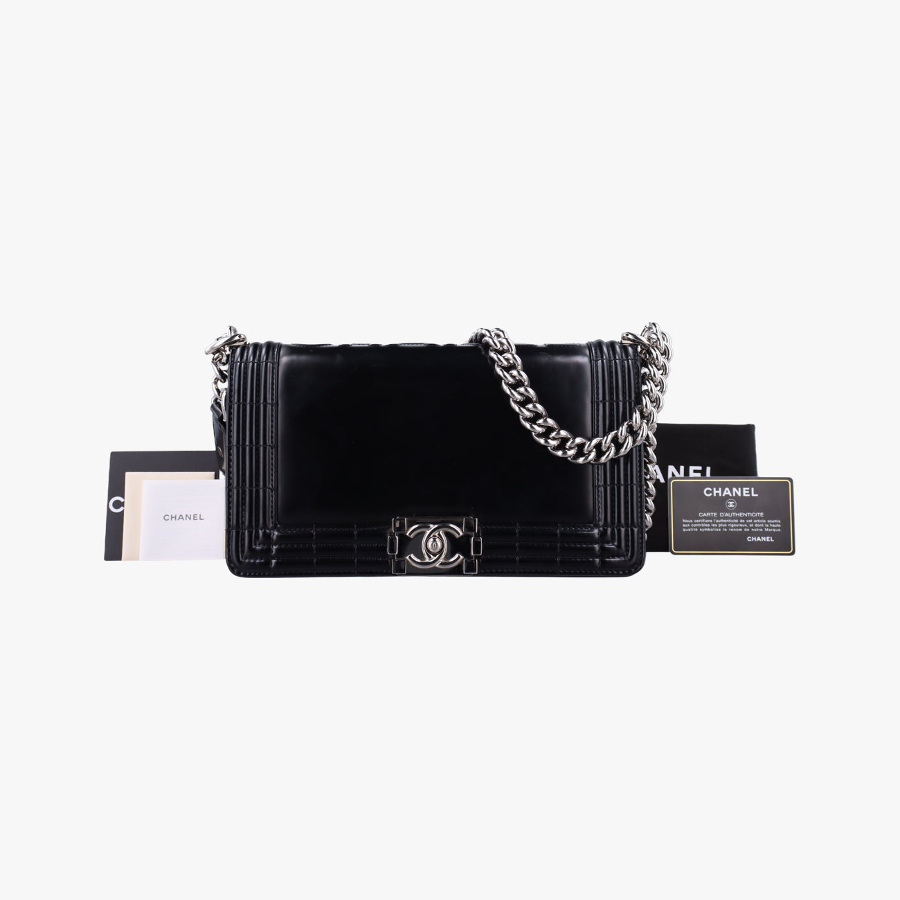 BOY CHANEL Black Patent A67018 16602717ボーイシャネル ブラック パテント A67018 16602717
