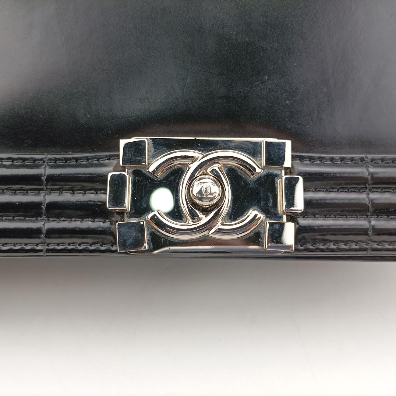 BOY CHANEL Black Patent A67018 16602717ボーイシャネル ブラック パテント A67018 16602717