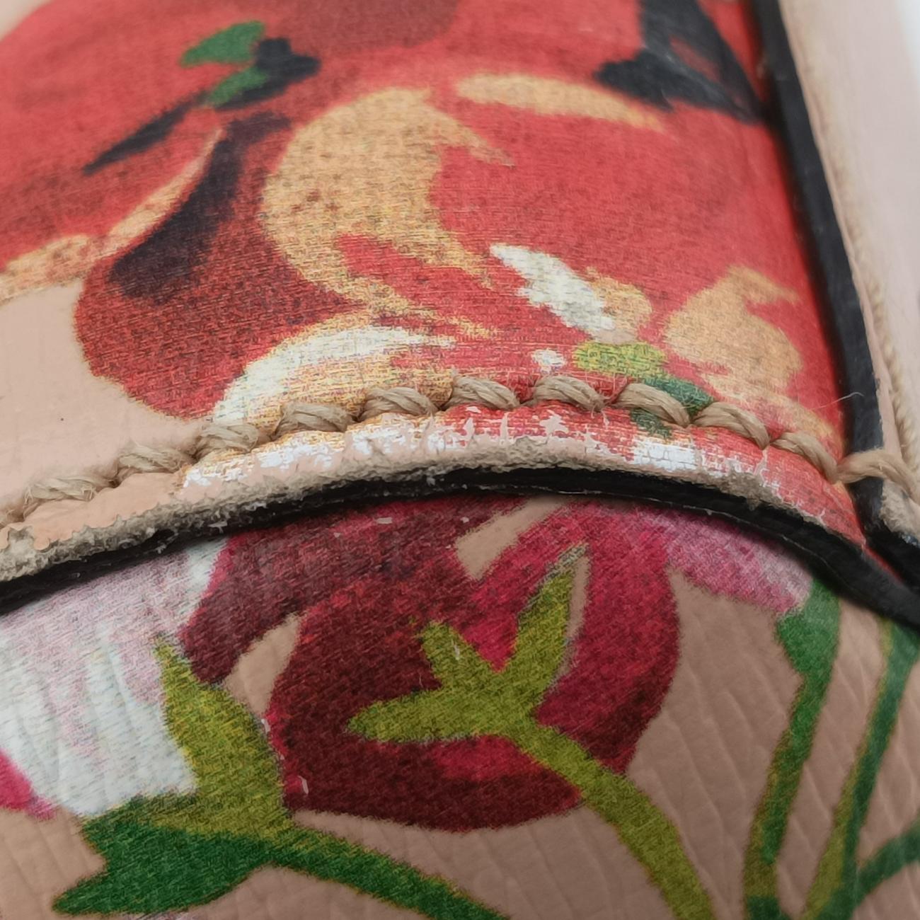 bamboo shopper Beige×Multicolour Leather 323660 H019398469バンブーショッパー ベージュ×マルチカラー レザー 323660 H019398469