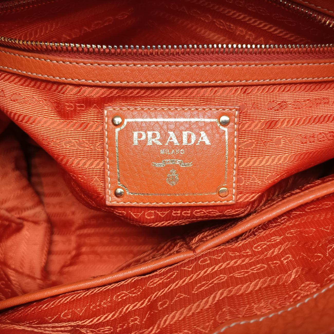 Top Handle Baulet Bag Orange Leather BL0778 194トップ ハンドル バウレット バッグ オレンジ レザー BL0778 194