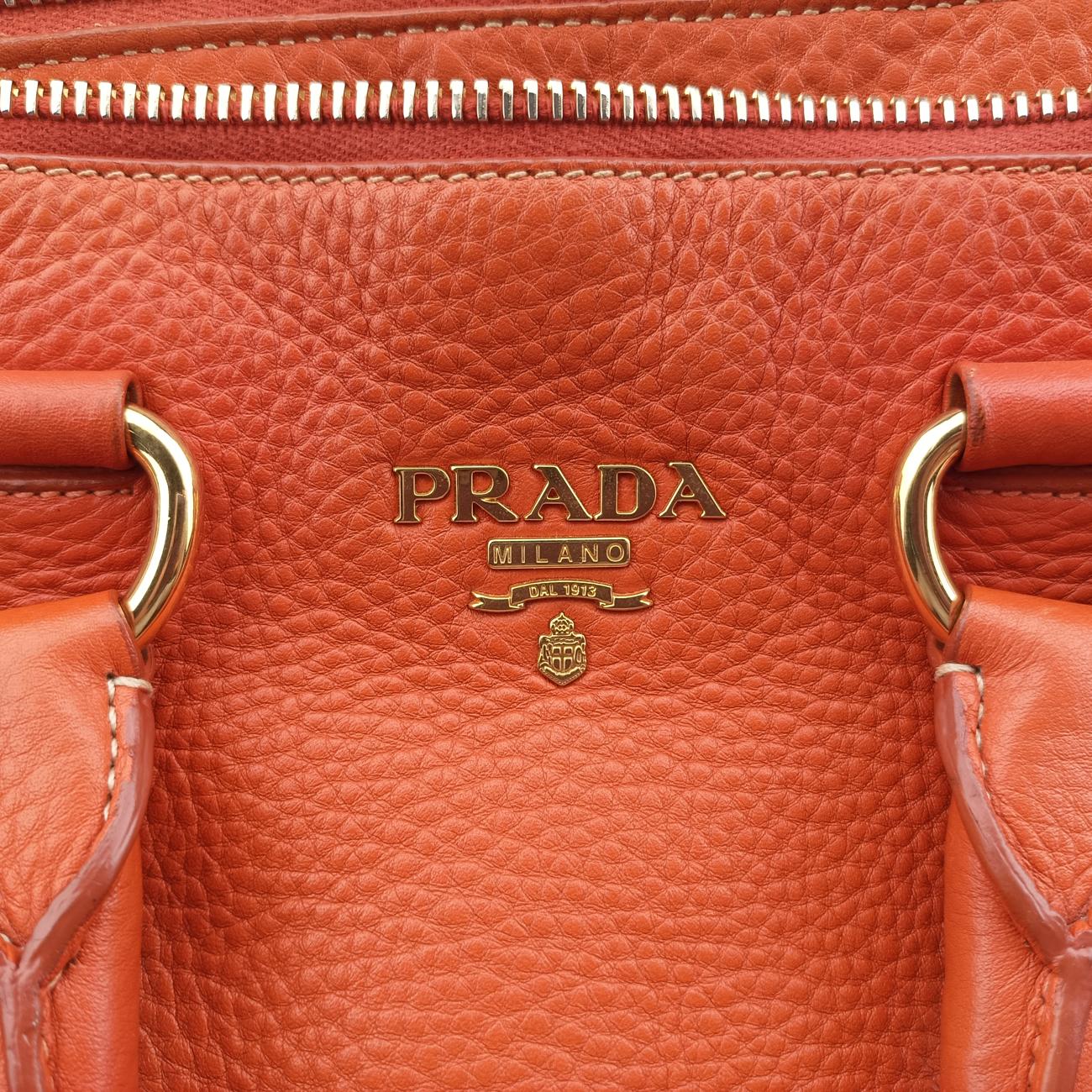 Top Handle Baulet Bag Orange Leather BL0778 194トップ ハンドル バウレット バッグ オレンジ レザー BL0778 194