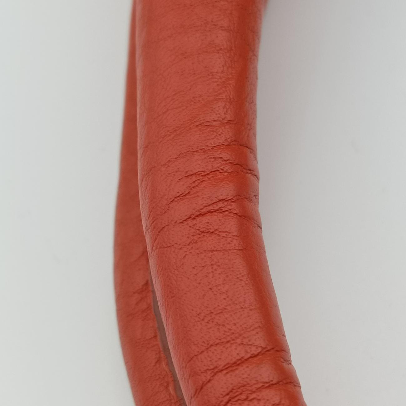 Top Handle Baulet Bag Orange Leather BL0778 194トップ ハンドル バウレット バッグ オレンジ レザー BL0778 194