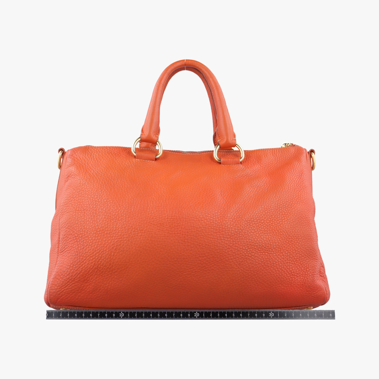 Top Handle Baulet Bag Orange Leather BL0778 194トップ ハンドル バウレット バッグ オレンジ レザー BL0778 194