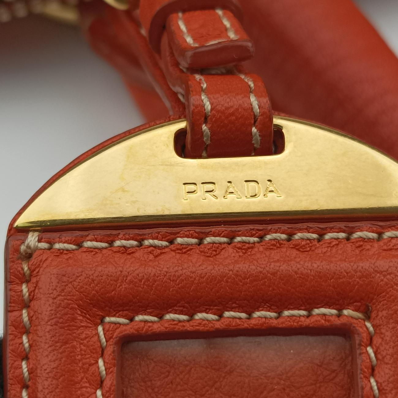 Top Handle Baulet Bag Orange Leather BL0778 194トップ ハンドル バウレット バッグ オレンジ レザー BL0778 194