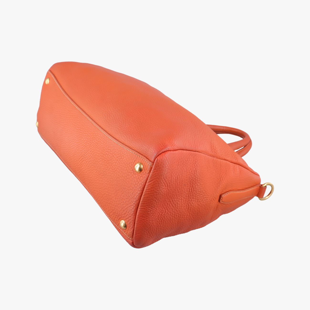 Top Handle Baulet Bag Orange Leather BL0778 194トップ ハンドル バウレット バッグ オレンジ レザー BL0778 194