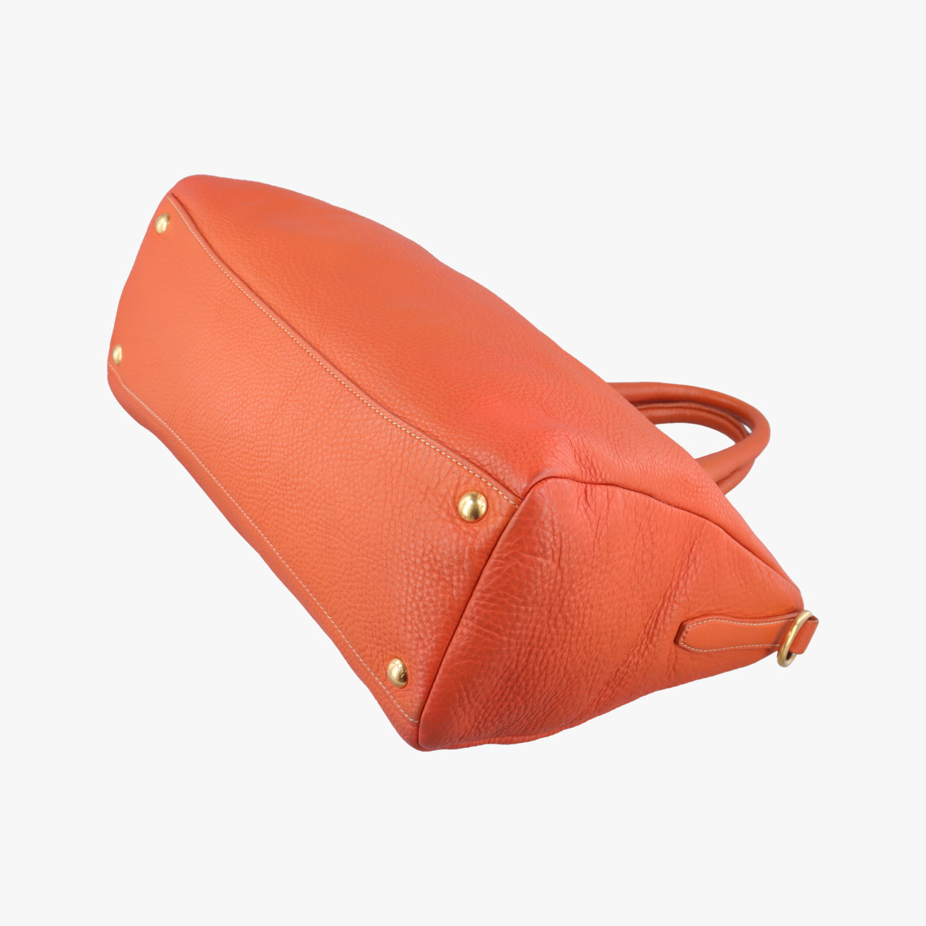 Top Handle Baulet Bag Orange Leather BL0778 194トップ ハンドル バウレット バッグ オレンジ レザー BL0778 194