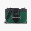 Cahier Green x Black Leather 1BH018 25カイエ グリーン×ブラック レザー 1BH018 25