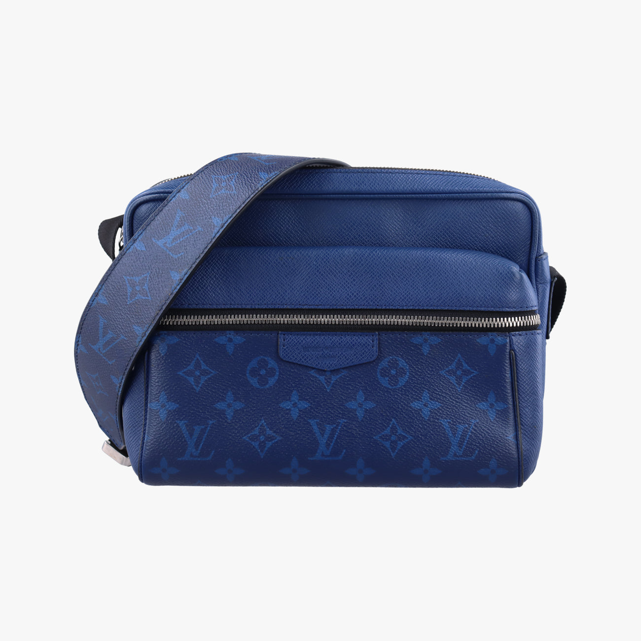 Outdoor Messenger PM cobalt Taiga Leather x Monogram Canvas M30242 FO3179アウトドアメッセンジャーPM コバルト タイガ レザー×モノグラム キャンバス M30242 FO3179