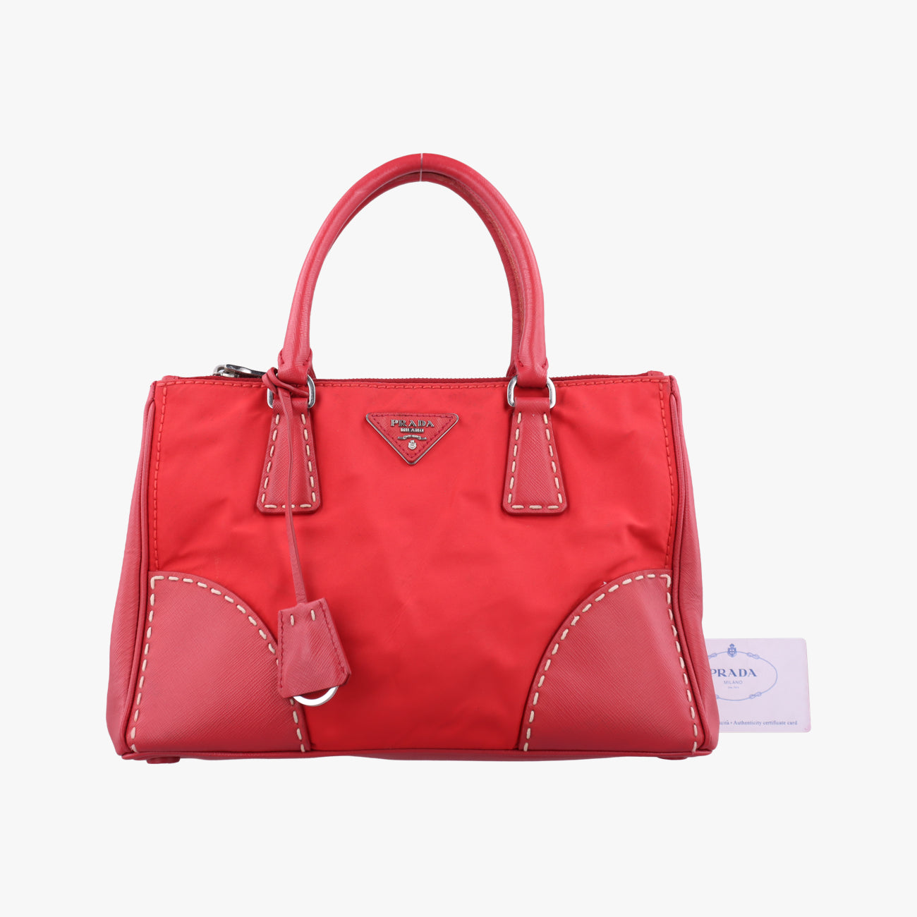 Galleria Red NylonxLeather B1801K 58/R 165ガレリア レッド ナイロンxレザー B1801K 58/R 165