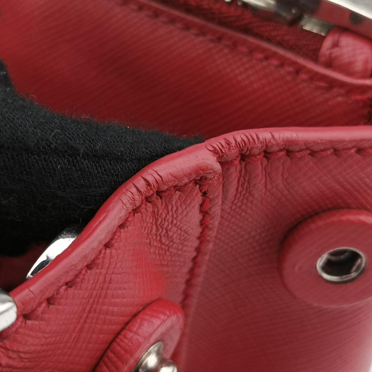 Galleria Red NylonxLeather B1801K 58/R 165ガレリア レッド ナイロンxレザー B1801K 58/R 165