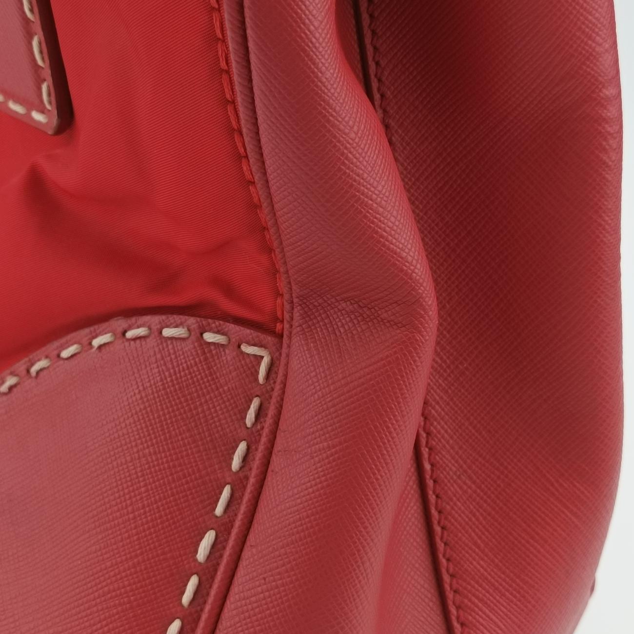 Galleria Red NylonxLeather B1801K 58/R 165ガレリア レッド ナイロンxレザー B1801K 58/R 165