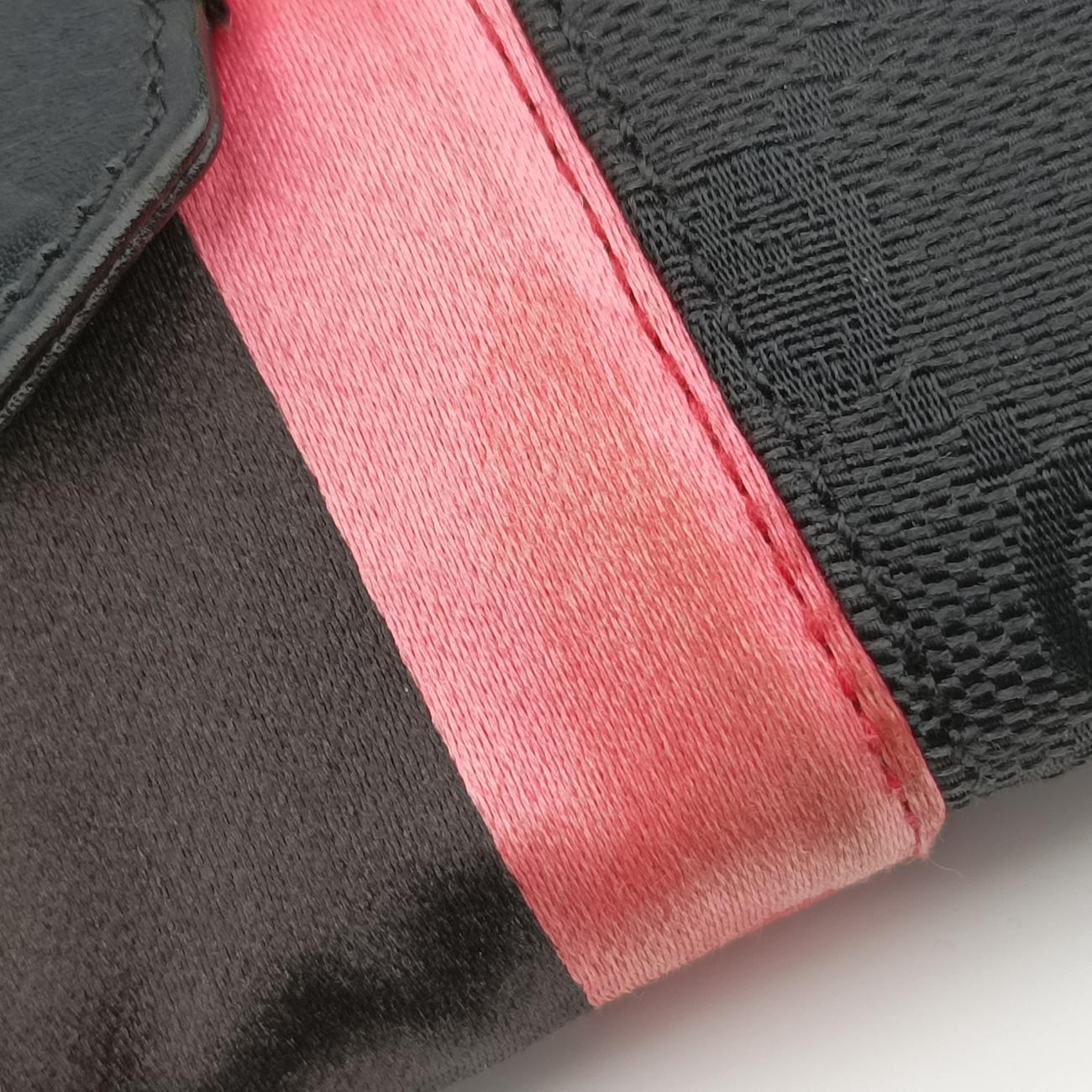 Horsebit Web Black×pink Canvas 129498 ホースビット ウェブ ブラック×ピンク キャンバス 129498