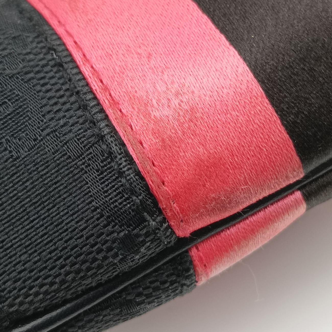 Horsebit Web Black×pink Canvas 129498 ホースビット ウェブ ブラック×ピンク キャンバス 129498