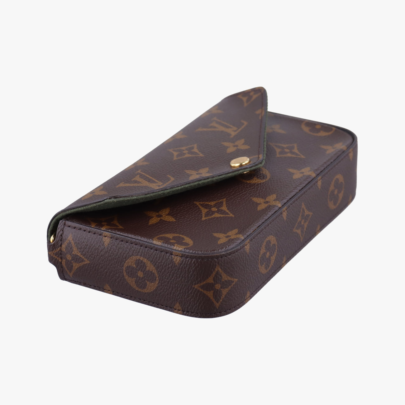 Multi Pochette FéLICIE Brown×Beige Monogram Canvas M80091 ICチップミュルティ ポシェット フェリシー モノグラム/ブラウン系×ベージュ モノグラムキャンバス M80091 ICチップ