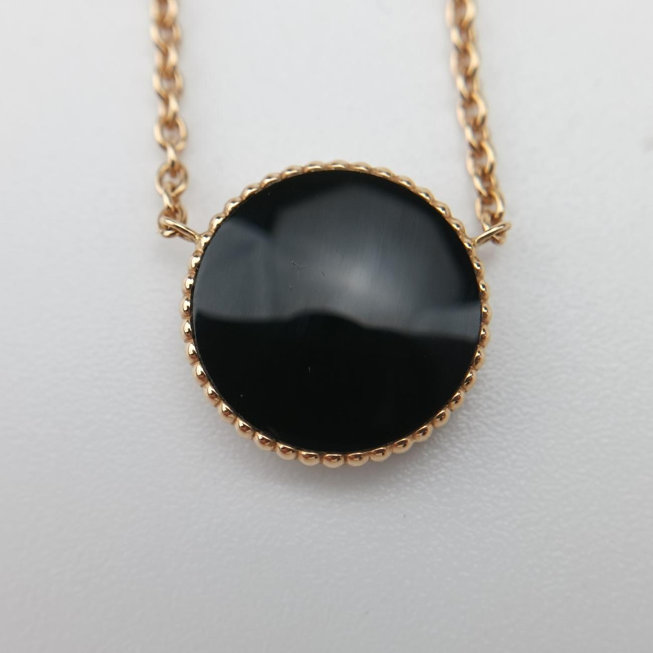 Rose des Vents medallion  Golden×Black AU750 152345ローズデヴァン メダリオン ゴールド×ブラック AU750 152345