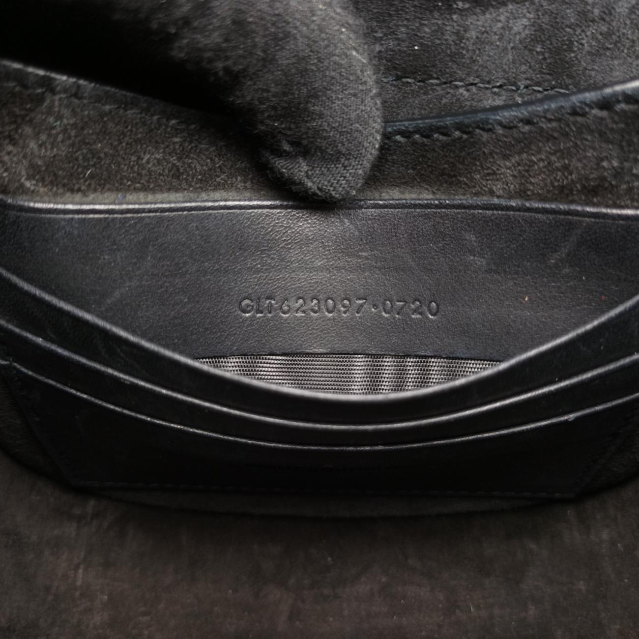 KAIA small Black Leather 623097 GLT623097.0720カイア スモール ブラック レザー 623097 GLT623097.0720