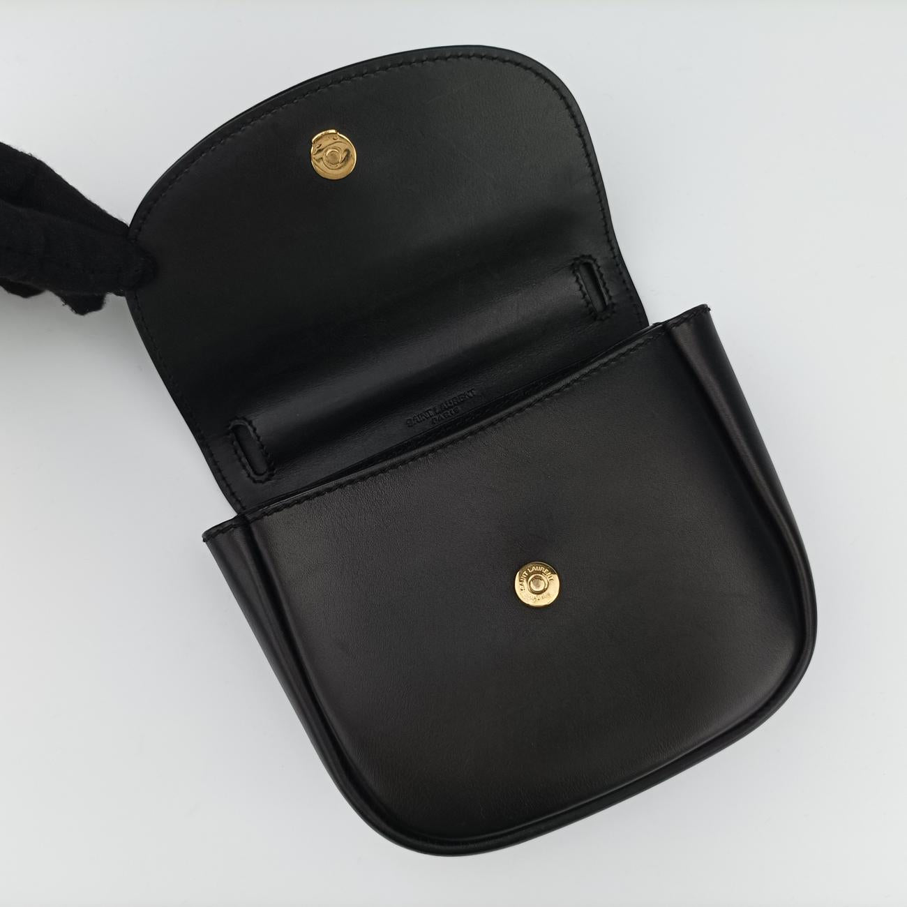 KAIA small Black Leather 623097 GLT623097.0720カイア スモール ブラック レザー 623097 GLT623097.0720