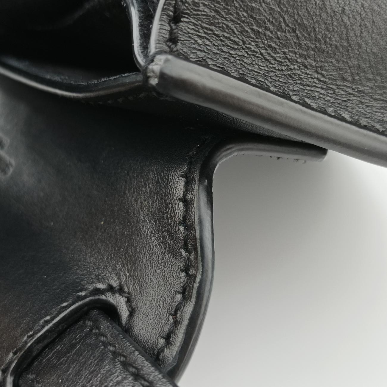 KAIA small Black Leather 623097 GLT623097.0720カイア スモール ブラック レザー 623097 GLT623097.0720