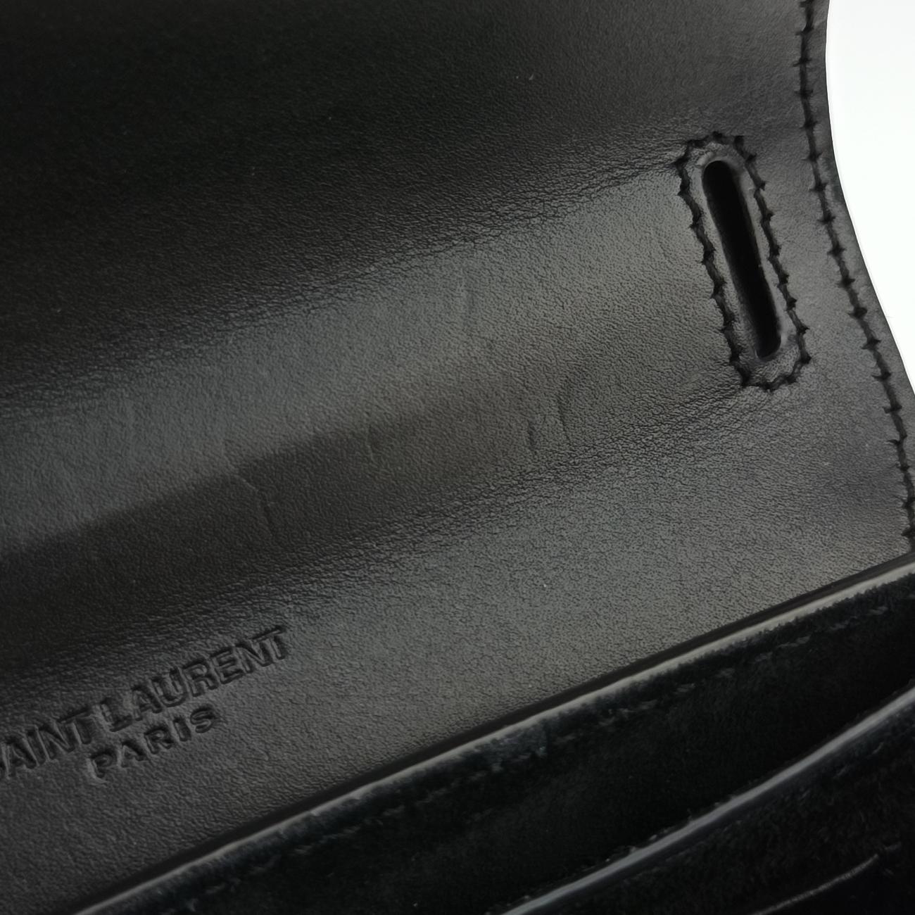 KAIA small Black Leather 623097 GLT623097.0720カイア スモール ブラック レザー 623097 GLT623097.0720