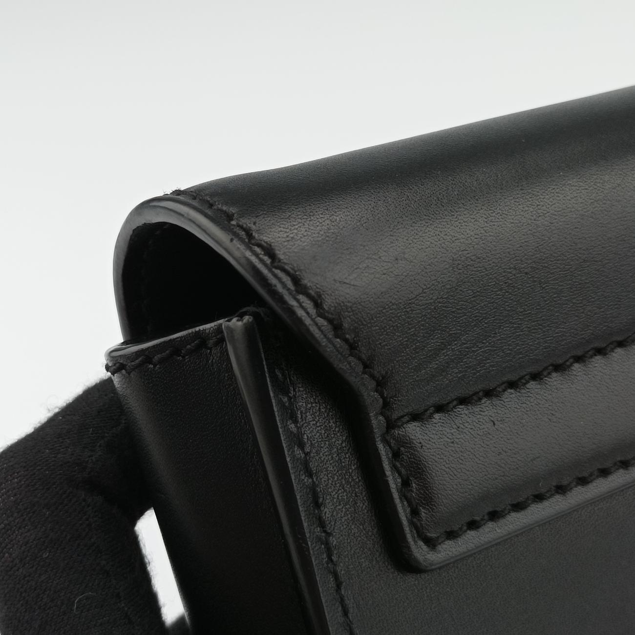 KAIA small Black Leather 623097 GLT623097.0720カイア スモール ブラック レザー 623097 GLT623097.0720