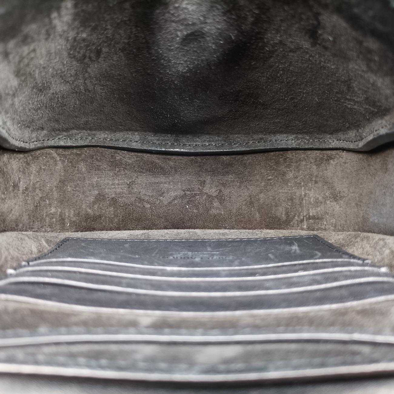 KAIA small Black Leather 623097 GLT623097.0720カイア スモール ブラック レザー 623097 GLT623097.0720