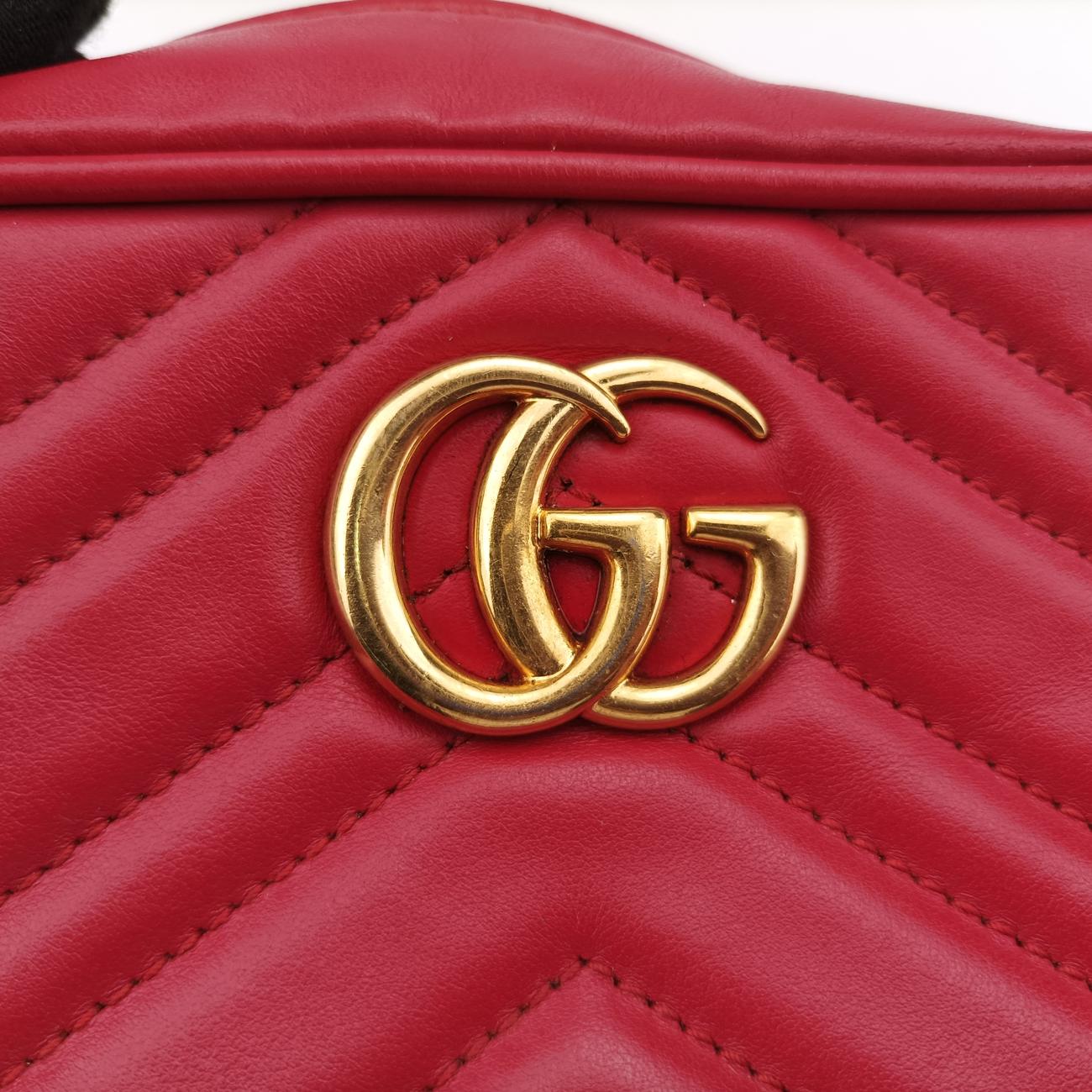 GG Marmont Red Leather G024948216GGマーモント レッド レザー 448065 G024948216