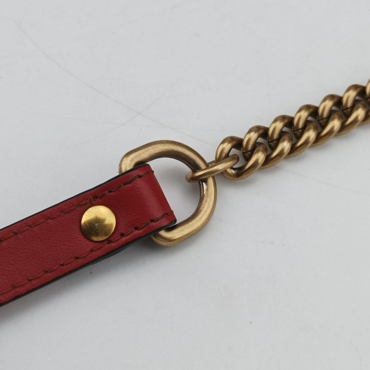 GG Marmont Red Leather G024948216GGマーモント レッド レザー 448065 G024948216